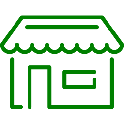 256x256 Green Store Icon