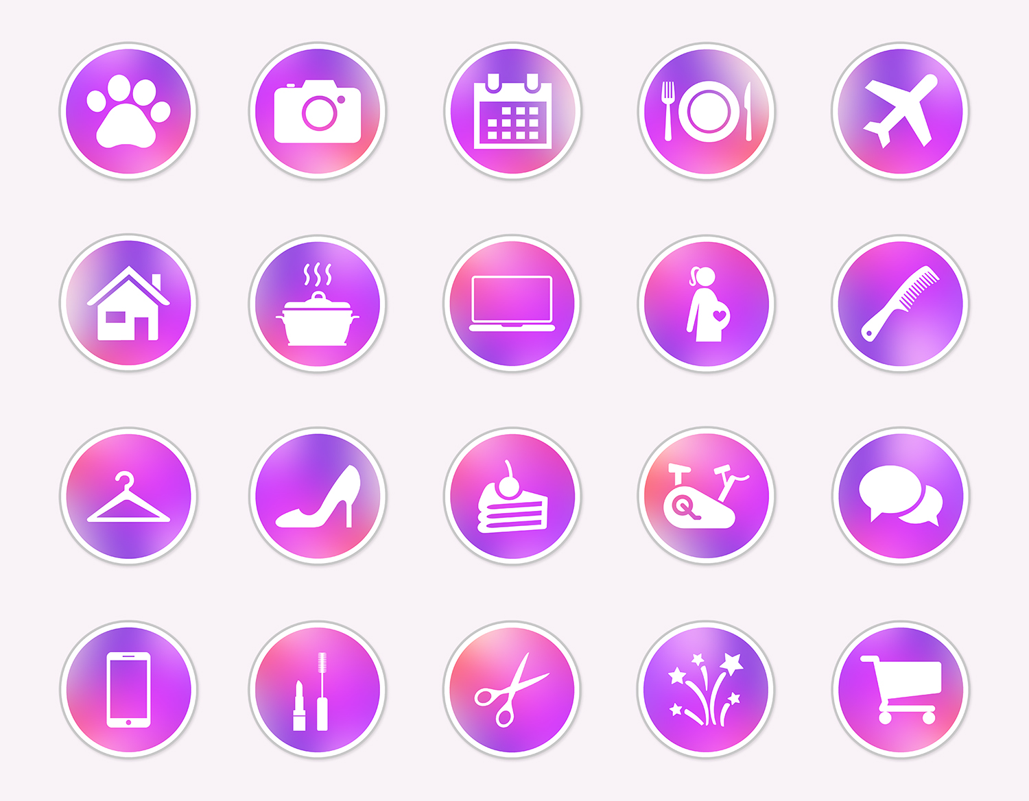 1500x1168 Colorful Instagram Story Icons