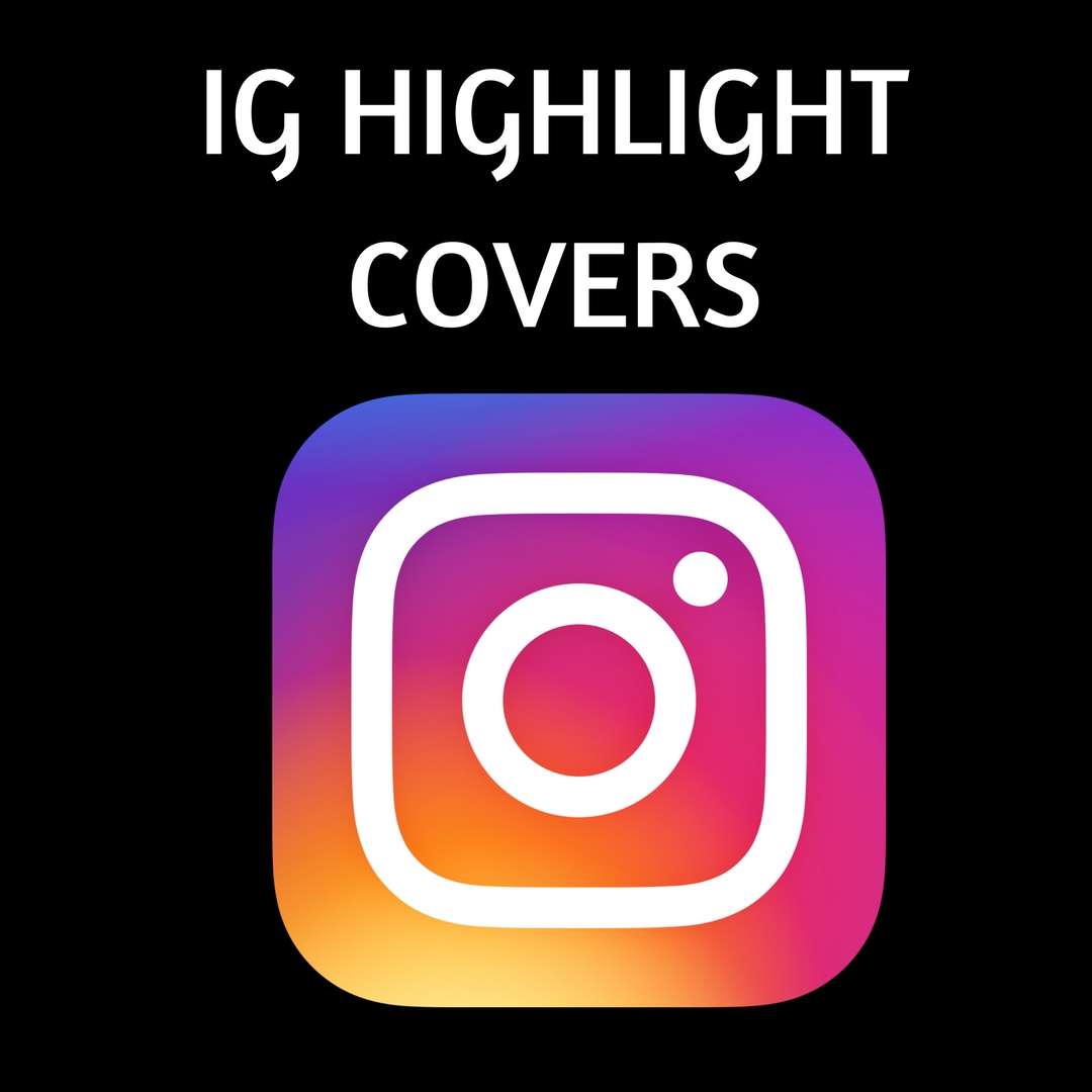 1080x1080 Ig Story Customized Highlight Icon Covers