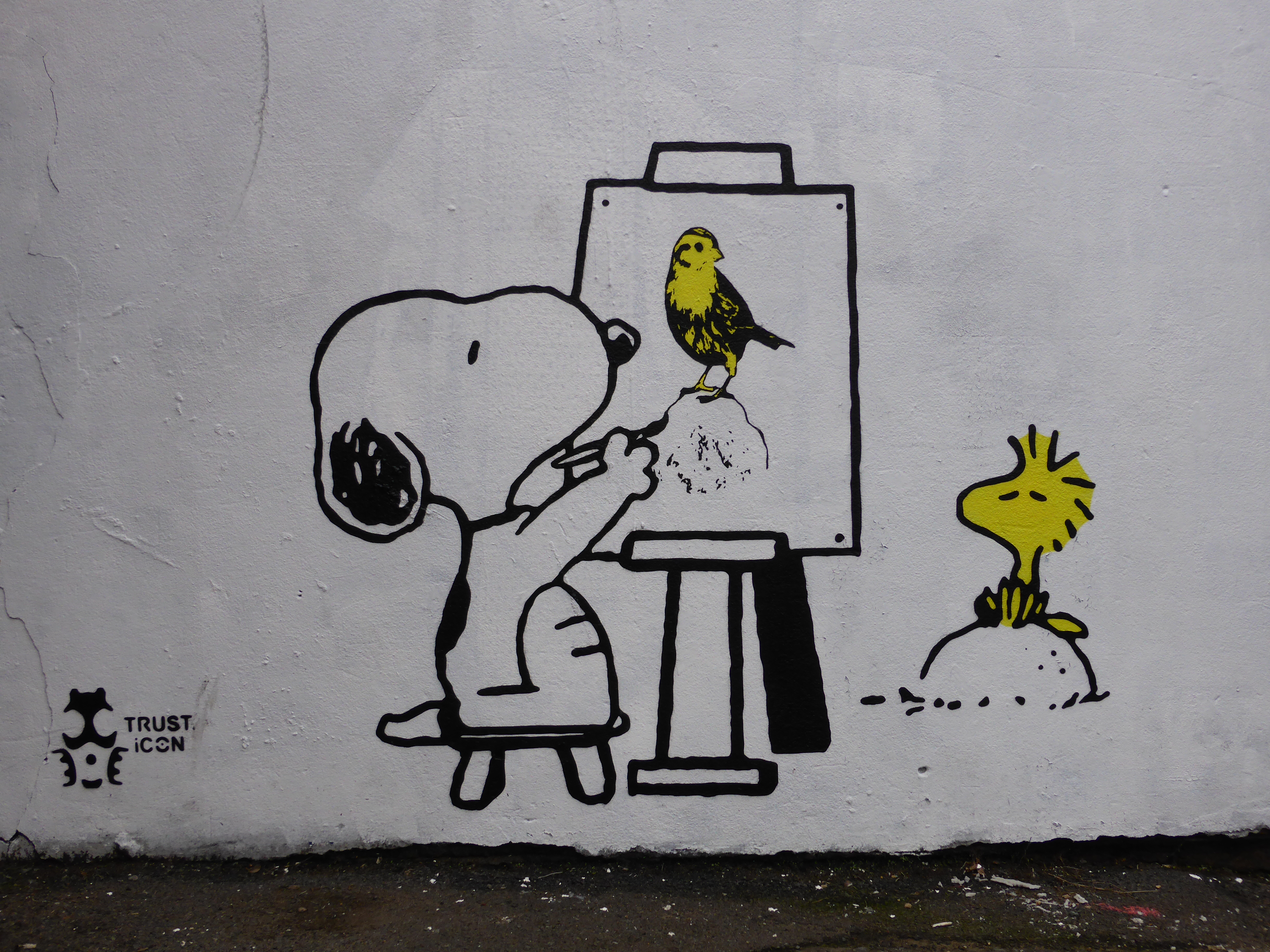 4896x3672 New Trust Icon Street Art 'real Artist' In West London London