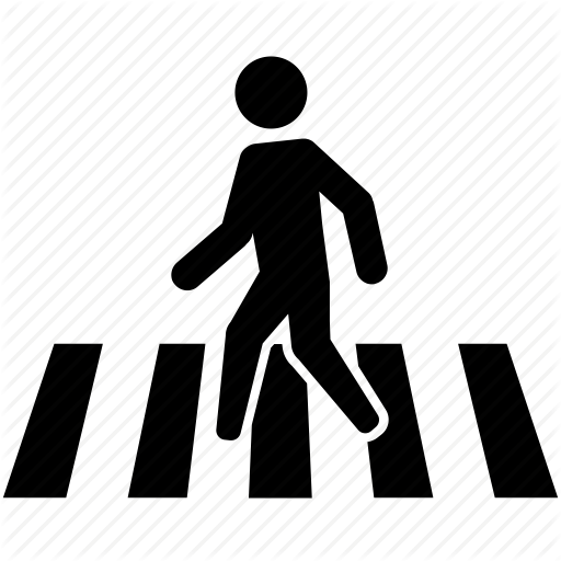512x512 Crossing, Crosswalk, Pedestrian, Road, Sign, Street Icon