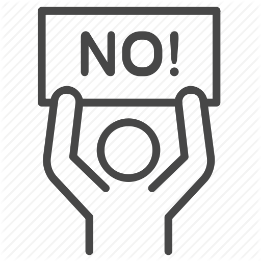 512x512 Disagree, Protest, Protester, Resist, Strike Icon