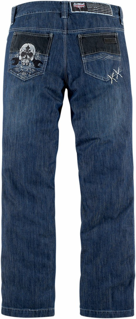 462x1080 Icon Strongarm Enforcer Motorcycle Jeans Blue
