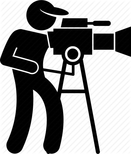 438x512 Camera, Capture, Filming, Man, Movie, Studio Icon