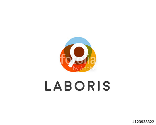 500x400 Magnifying Glass Logo Icon Search, Analysis, Study Optimization