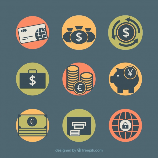 626x626 Payment Methods With Icon Style Vector Free Download