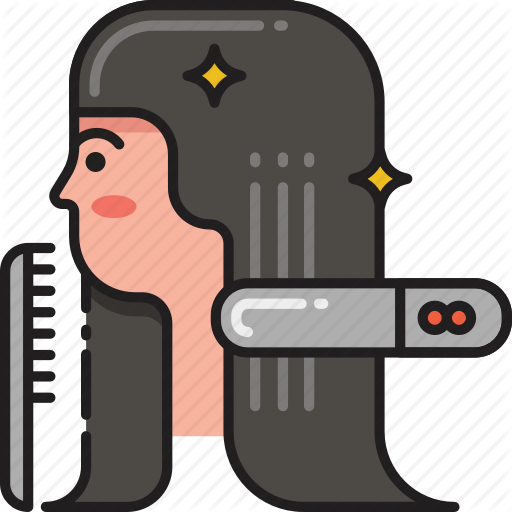 512x512 Hair, Hairstyling, Straightener, Straightening, Styler Icon