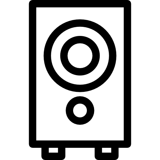 512x512 Subwoofer Speaker Icons Free Download