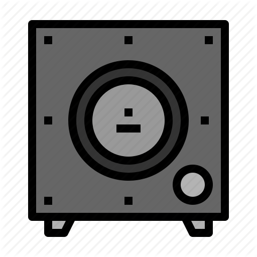 512x512 Bass, Music, Speaker, Subwoofer Icon