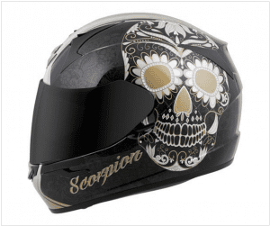 300x251 Sugar Skull Motorcycle Helmets