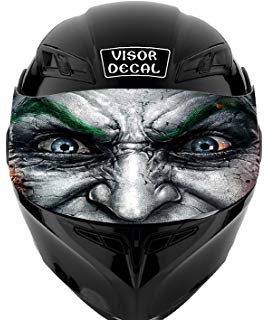 268x320 Sugar Skull Visor Tint Decal Graphic Sticker