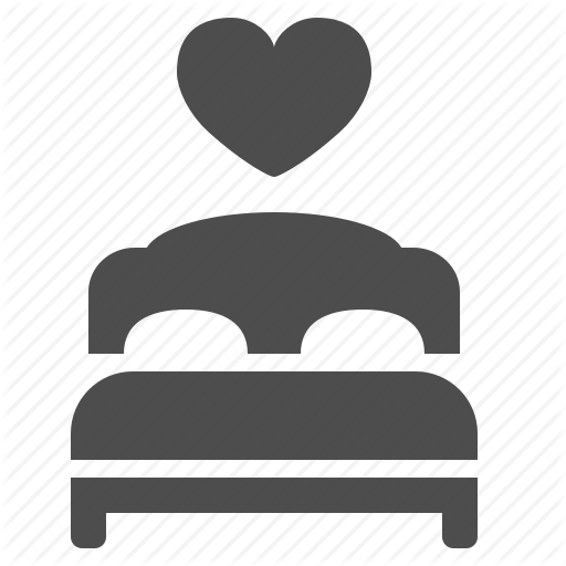 512x512 Bed, Bedroom, Double, Heart, Honeymoon, Room, Suite Icon