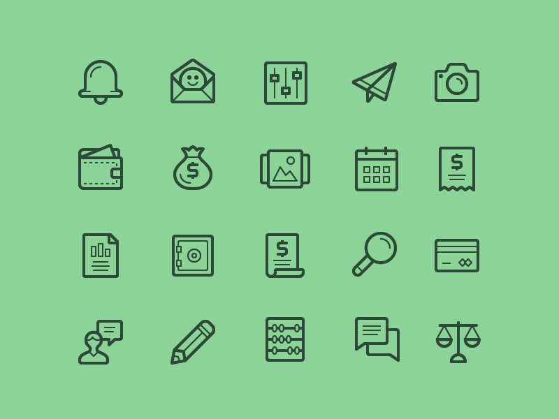 800x600 Bench Icon Suite