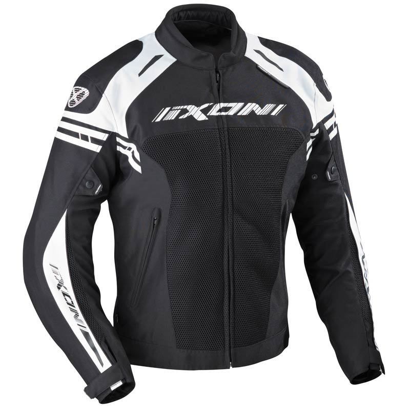 800x800 Ixon Typhon Race Hp Textile Jacket, Ixon Missile Hp Black White
