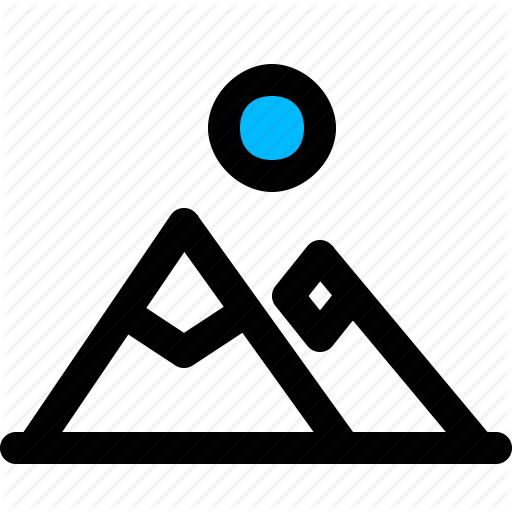 512x512 Landscape, Mountain, Snow, Summit Icon
