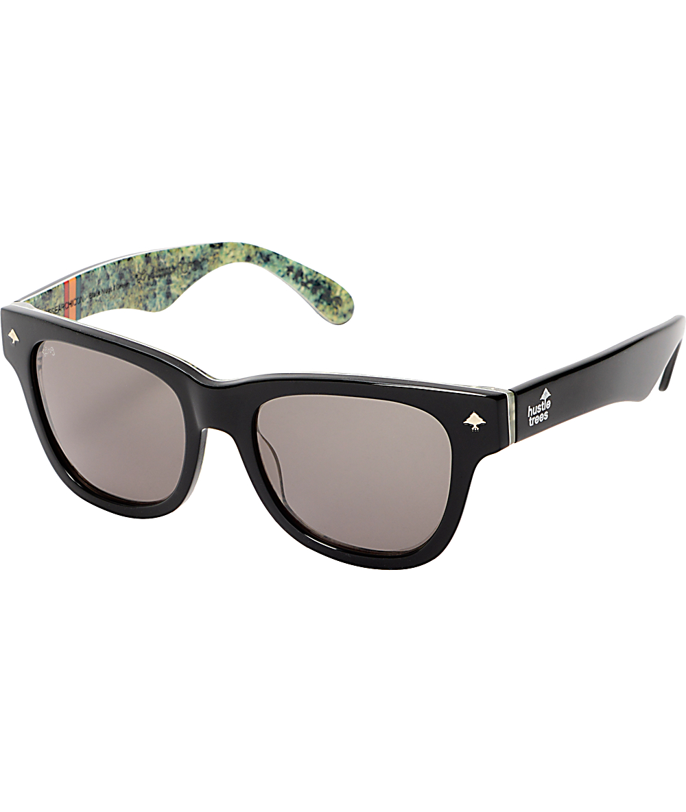 1000x1184 Lrg Research Icon Black Weed Print Sunglasses Zumiez