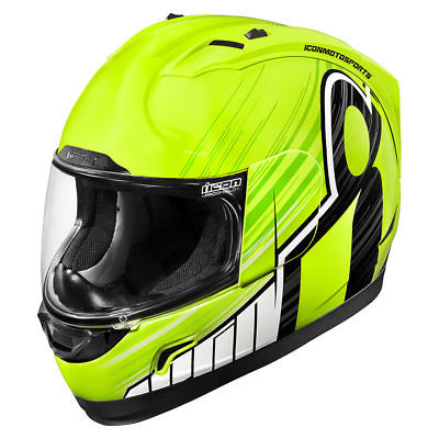 400x400 Icon Alliance Overlord Hi Viz Full Face Motorcycle Motorbike