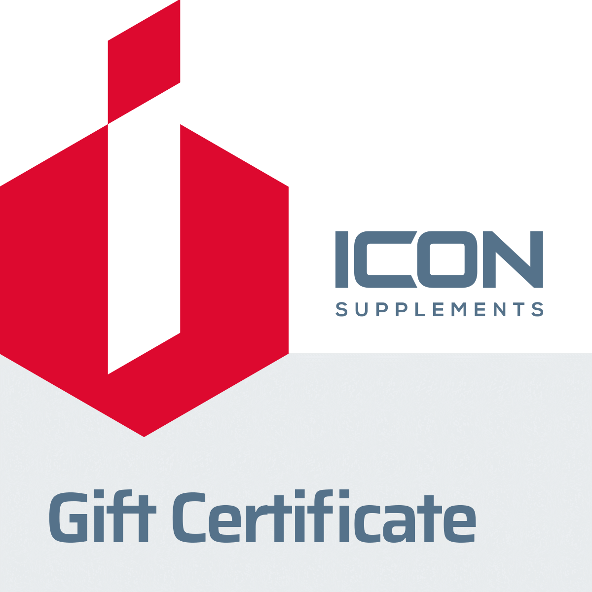1200x1200 Icon Supplements Gift Certificate
