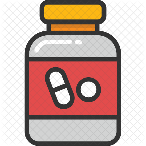 512x512 Supplements Icon Of Colored Outline Style