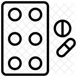 256x256 Supplements Icon Of Line Style