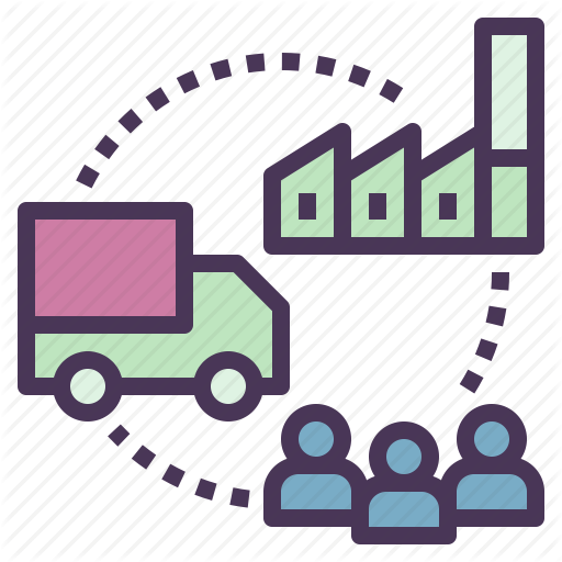 512x512 Chain, Distribution, Industry, Production, Supply Icon