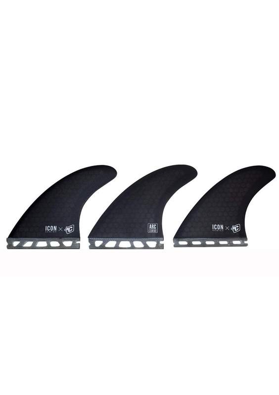 564x800 Creatures Of Leisure Large Arc Icon Core Flex Surf Fins Jacks