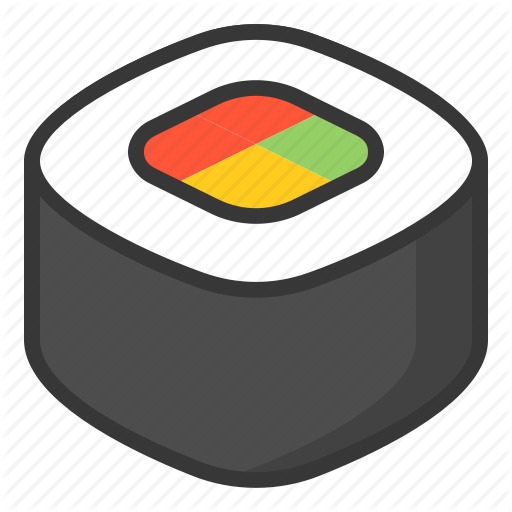 Food, Japan, Line, Roll, Sushi Icon 512x512 Food, Japan, Line, Roll, Sushi Icon