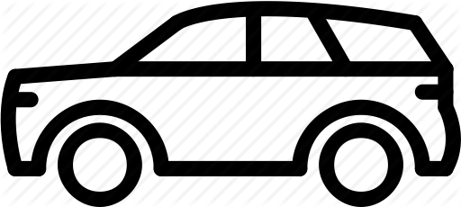 512x230 Outline, Suv, Transport Icon