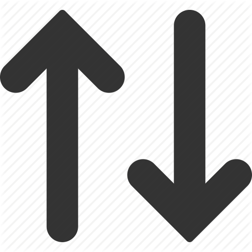 512x512 Arrows, Change, Direction, Exchange, Mirror, Swap, Vertical Flip Icon