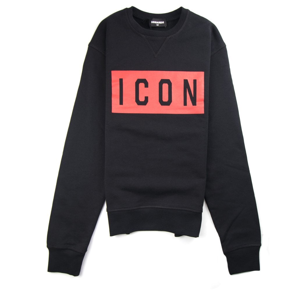 1000x1000 Kids Icon Sweatshirt Blackred Onu