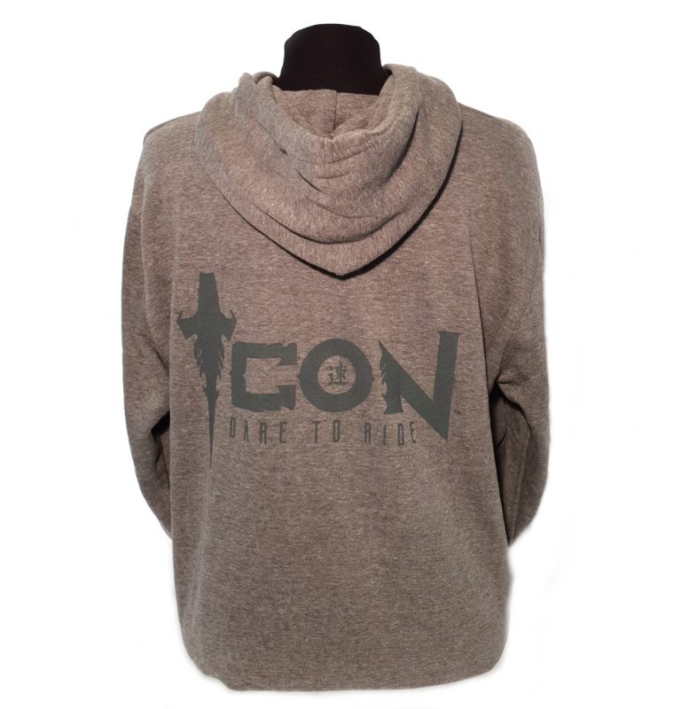 768x800 Icon Heather Grey Ride Hoodie Blackpool Pleasure Beach