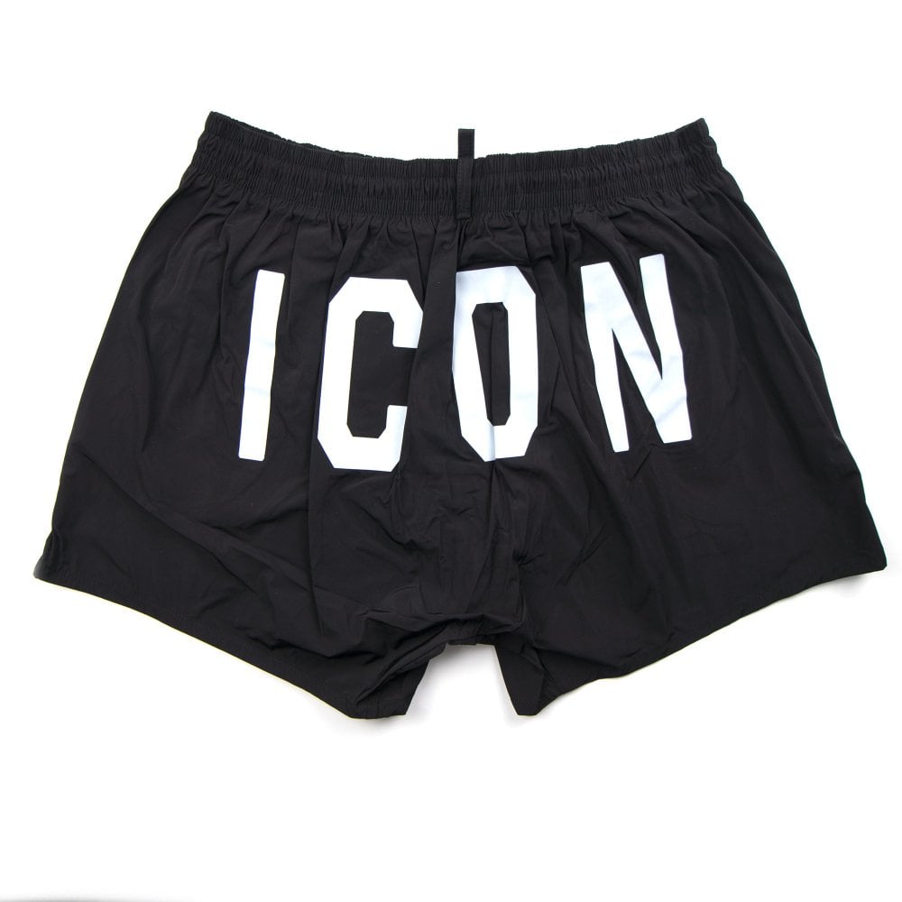 1000x1000 Icon Swim Shorts Blacksilver Onu