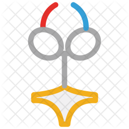 Swimsuit Icon Of Colored Outline Style 256x256 Swimsuit Icon Of Colored Outline Style
