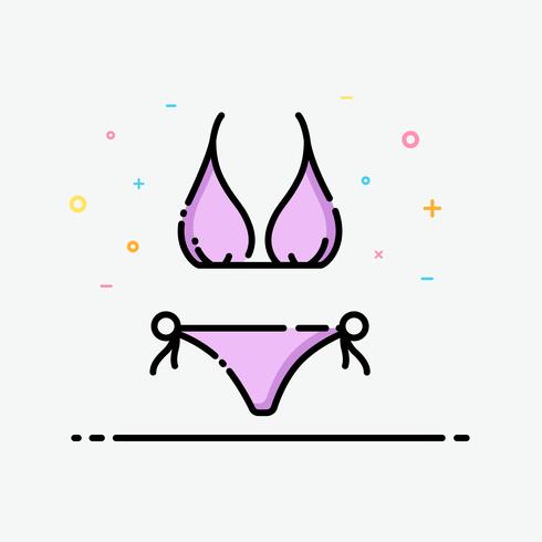Swimwear Icon In Flat Line Style Purple One Piece Swimsuit Cute 490x490 Swimwear Icon In Flat Line Style Purple One Piece Swimsuit Cute