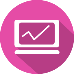 256x256 System Analytics Icon Flat Iconset Graphicloads