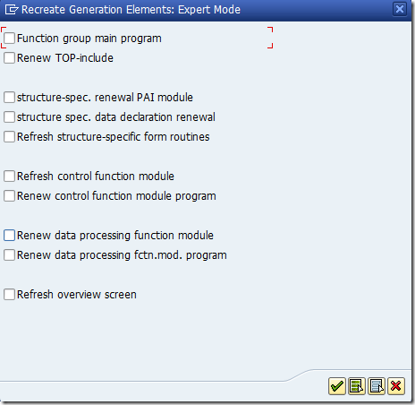 464x452 How To Regenerate Sap Table Maintenance Generator