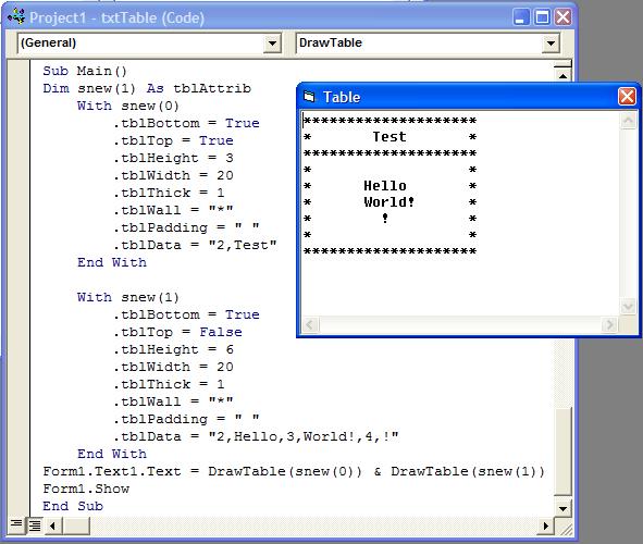 591x500 Text Table Generator