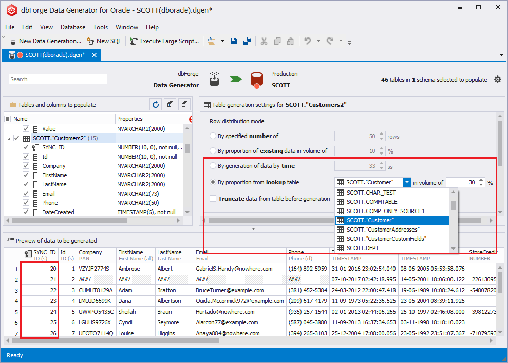 989x707 Create Unique Generators With Dbforge Data Generator