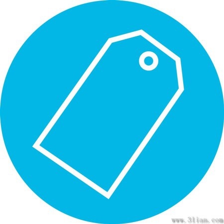 450x450 Blue Tag Icon Vector Free Vector In Adobe Illustrator