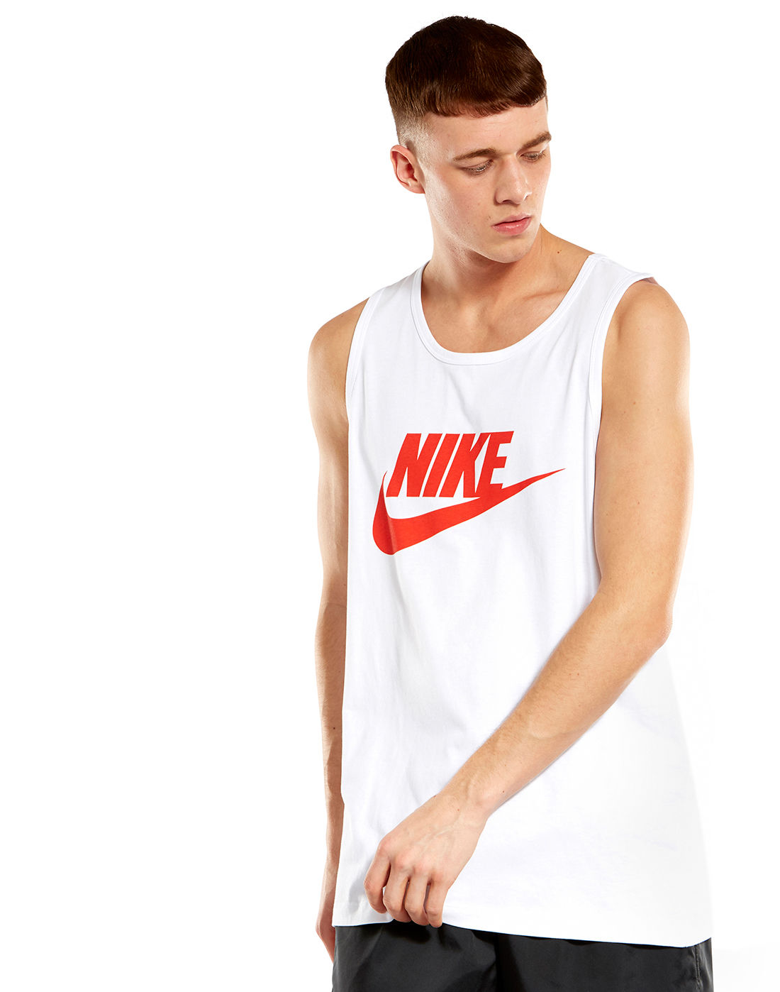 1100x1398 Men's White Nike Icon Vest Tank Top Life Style Sports