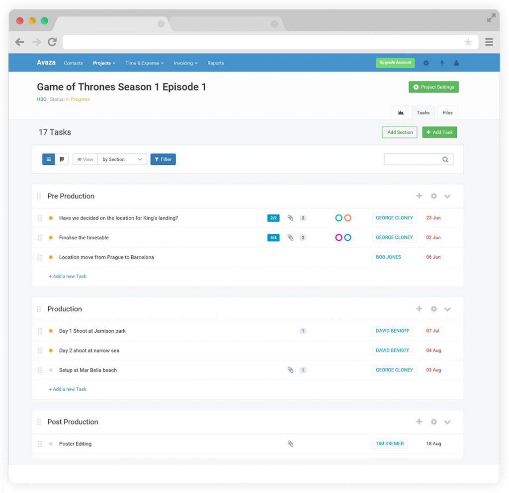 1024x993 Avaza Introduces Improved Task Lists
