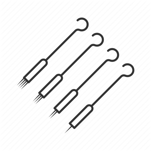 512x512 Liner, Needle, Pack, Round, Shader, Tattoo, Tattooing Icon