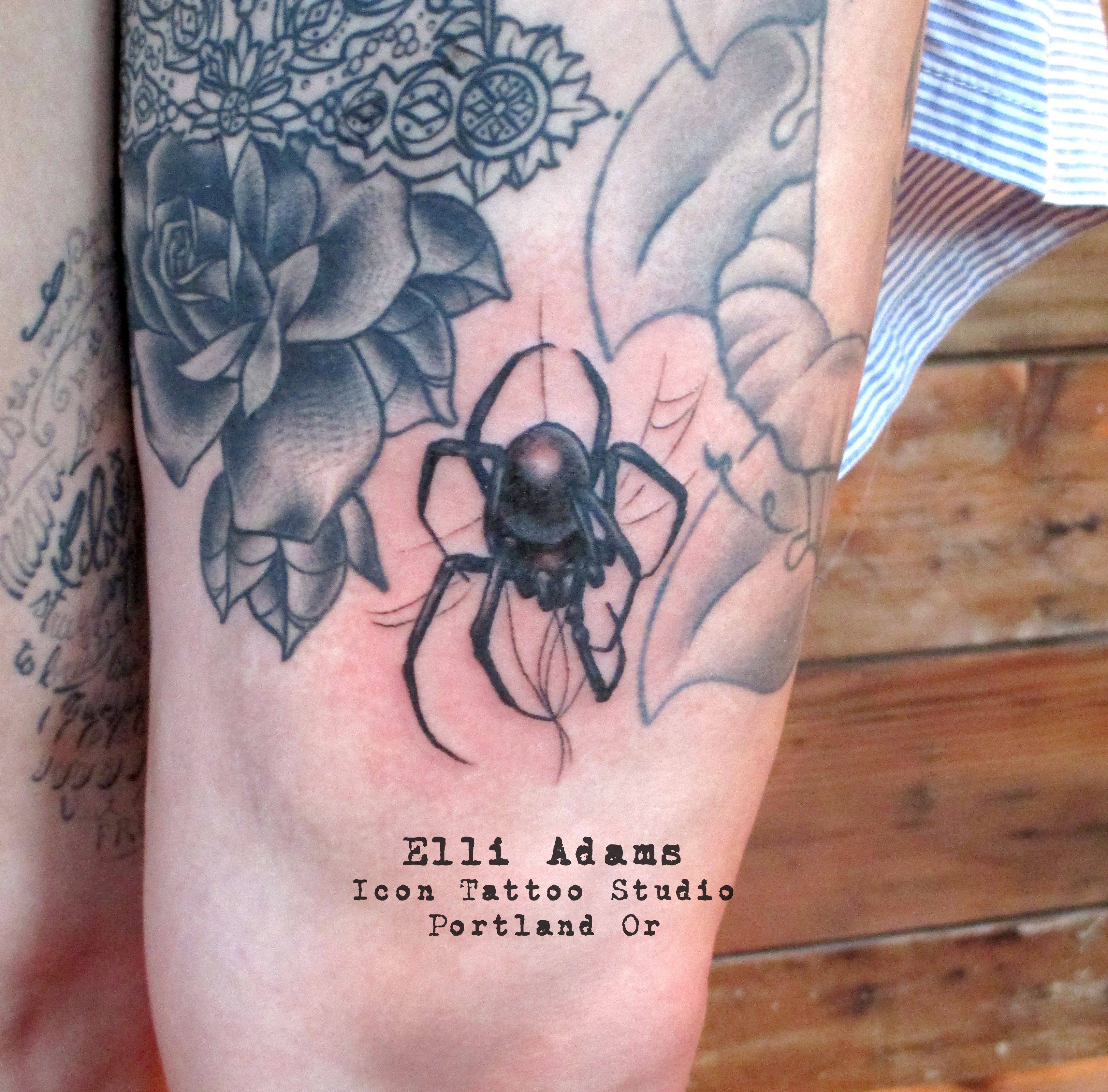 3400x3352 Little Spider Tattoo I Did On My Buddy Betty Icon Tattoo Studio