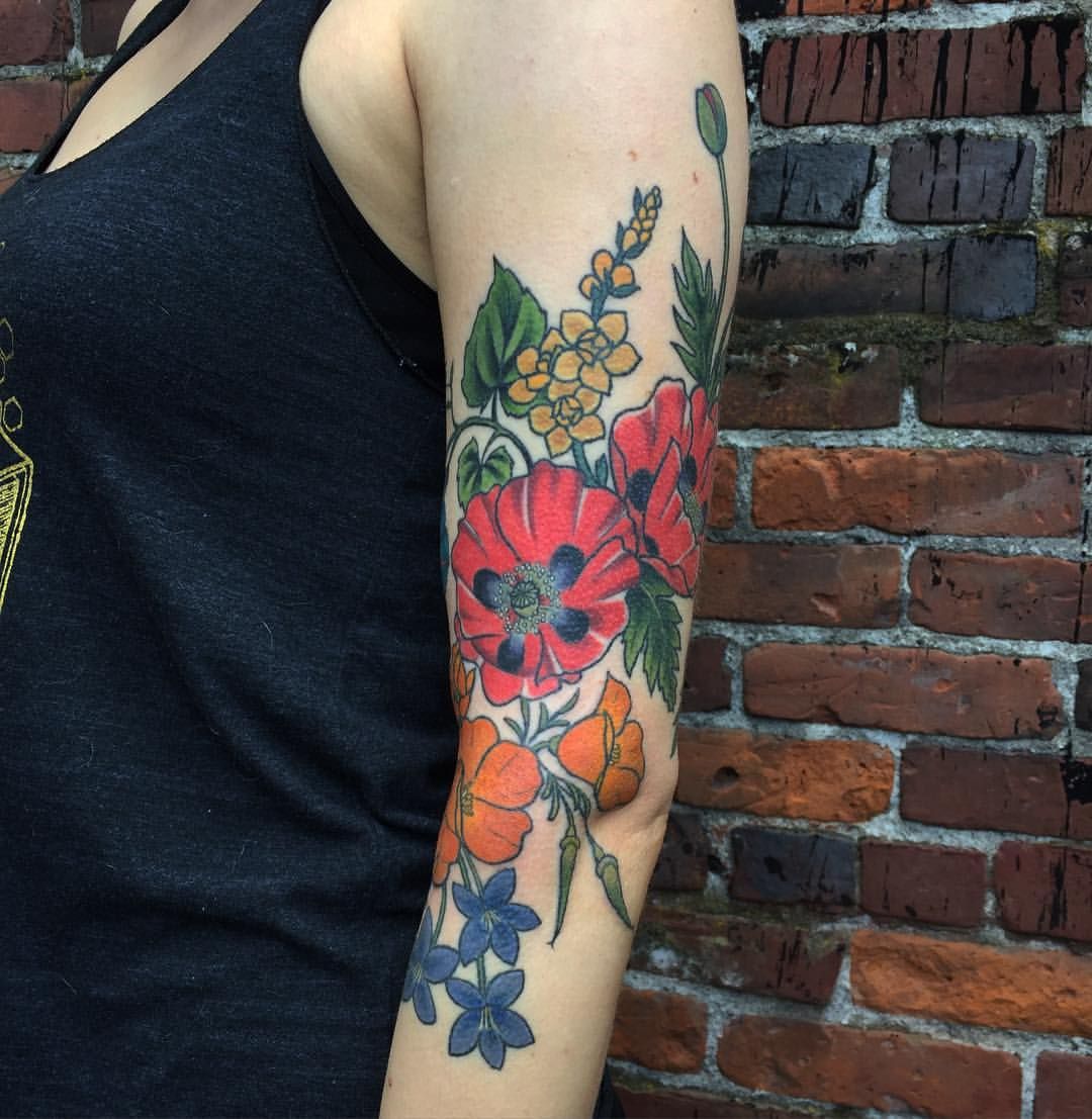 1080x1107 Alenachun Finished Up These Super Wrap Y Flowers For Renee