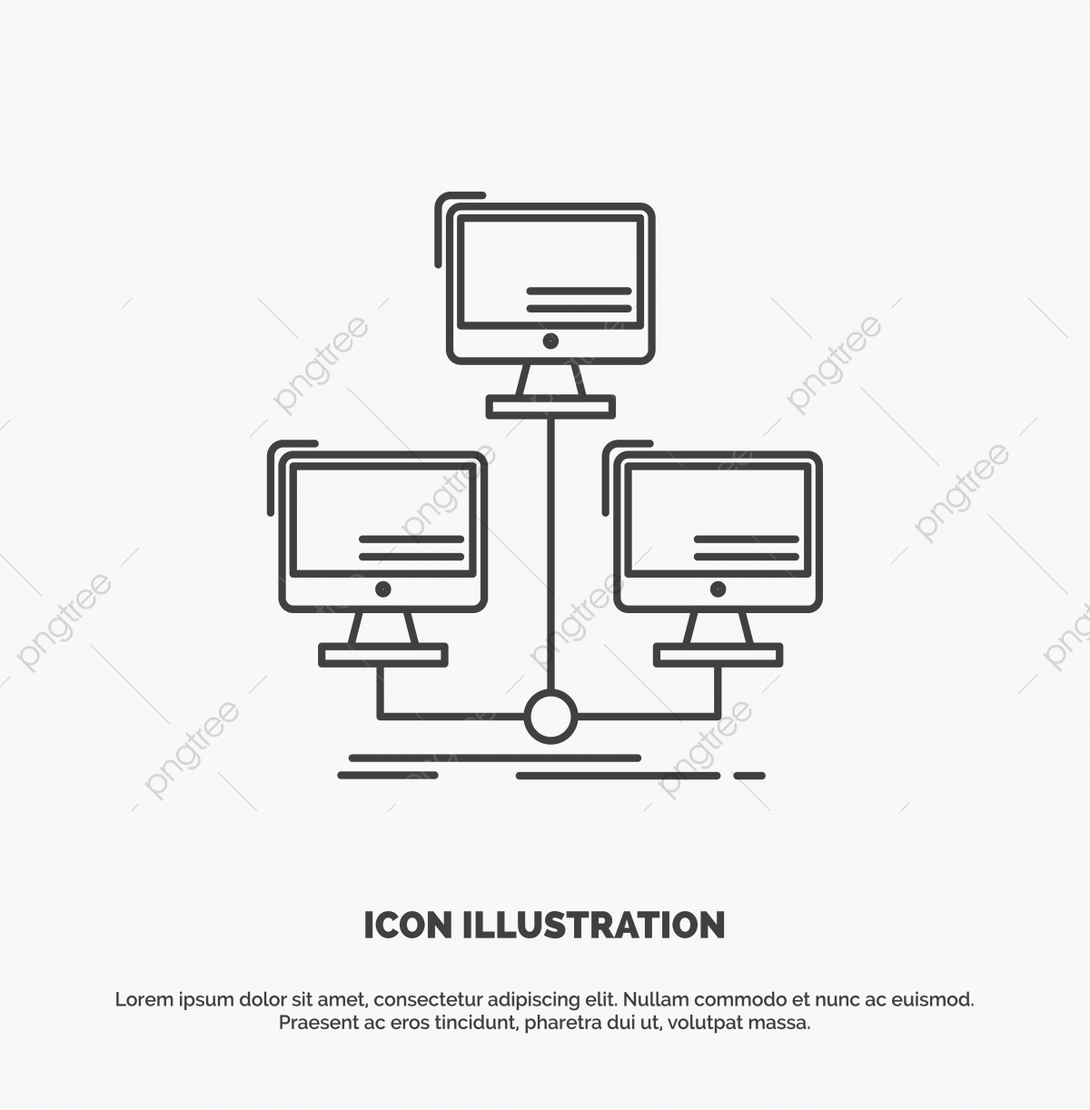 1200x1222 Database Distributed Connection Network Computer Icon Line