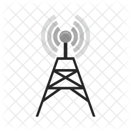 256x256 Telecom Icon Of Flat Style