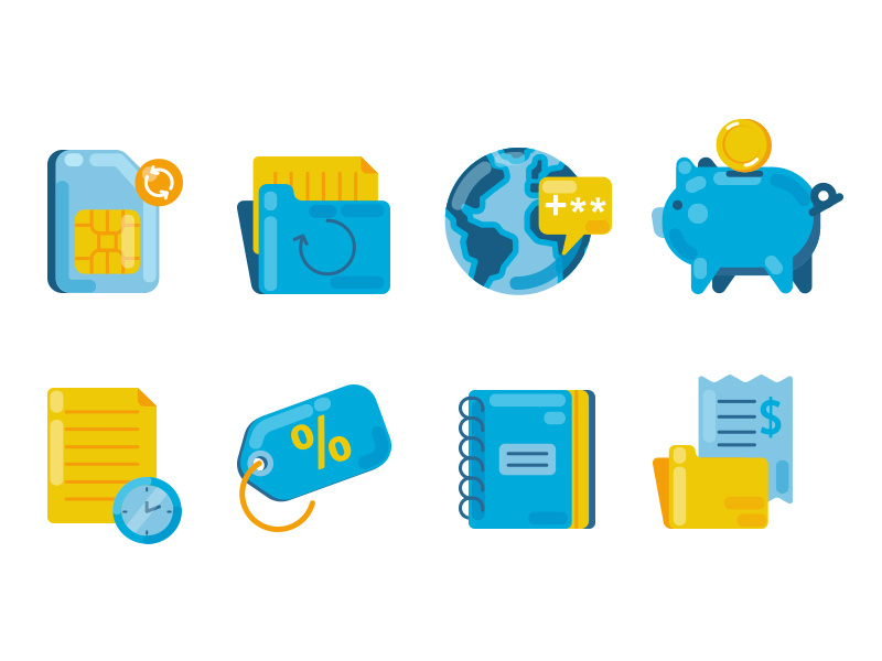 800x600 Telecom Icons