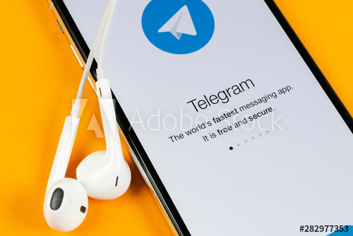 500x334 Helsinki, Finland, May Telegram Application Icon On Apple