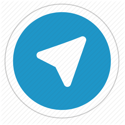 512x512 Round, Sign, Telegram, Ui Icon