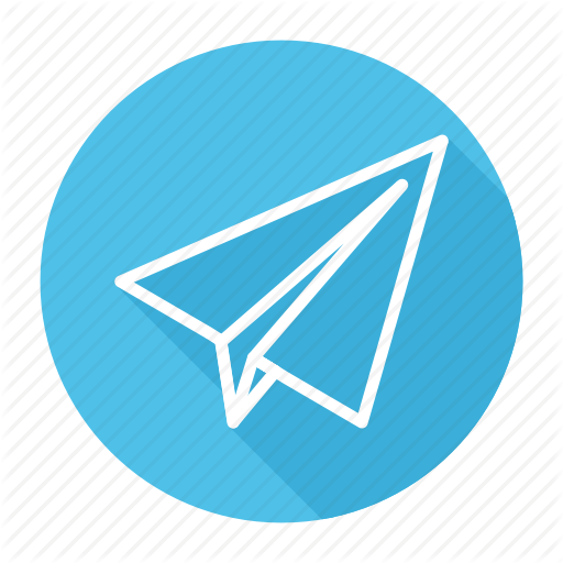 512x512 Airplane, Plane, Space, Telegram Icon